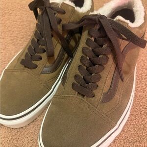 Brown Suede Men's Sneakers
